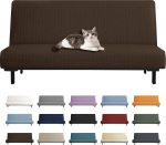 YEMYHOM Sofa Cover Sofa Cover (Futon, Dark Coffee)