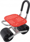 Ejoyous aiatool ratastega, rullitav iste aianduseks, aia ratastega iste, reguleeritav k&otilde;rgus, 22-35 cm, aiatool, mobiilne, t&ouml;&ouml;j&otilde;u kokkuhoid, t&otilde;hususe suurendamine, punane, &uuml;hiku suurus, moodne