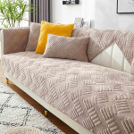 YWQJL Diivanikate nurgas diivanil Velvet diivanikate L kuju diivanil viskekate nurgas diivanil 3/2 istekohaga diivan kaitse kaitsekate diivanikaitsed diivanikaitsed diivanikatted mittelibisev koer kass #15-70 x 180 cm