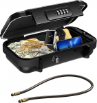 Ankilo Portable Safe, turvakast numbrikoodiga, veekindel vargusvastane Mini Safe kombinatsioonilukk eemaldatava traatk&ouml;iega turvakapsel, v&otilde;tmekapsel koju, kontorisse, hotellile