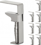 Relaxdays lauaklambrid, komplekt 8, reguleeritavad lauaklambrid paksudele laudadele, roostevabast terasest, kuni 4 cm paksus, h&otilde;bedane