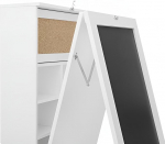 Seina kokkupandav laud K&ouml;&ouml;k koos riiuliga | Kokkupandav laud seinale v&auml;ike valge puidust | Seina laud kokkupandav koos sahtliga