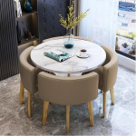 &Uuml;mmargune v&auml;ike s&ouml;&ouml;gilaua komplekt 4-le ruumi s&auml;&auml;stev mitmeotstarbeline k&ouml;&ouml;gi elutoa laudade stiilne khaki v&auml;rvi m&ouml;&ouml;bel s&ouml;&ouml;gituppa, konverentsidele ja lounge'ile