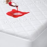 Veekindel madratsi kaitsekate 150 x 200 cm, jahutav bambusest madratsi pealiskate s&uuml;gav, paigaldatud kattega, 3D Air kangas, hingav, madratsikate madratsi kaitsekate King Size, pehme ja vaikne