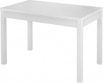 V-90.70-54W Kitsas s&ouml;&ouml;gitoa laud massiivne m&auml;nd 70 x 120 cm Valikuga jalad valge