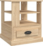 vidaXL k&uuml;ljelaua, voodilaud rohke hoiuruumiga, diivanilaud, kohvilaud elutuppa, voodikapp, telefonilaud, Sonoma tammepuust materjalist