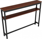 Schmaler Sofatisch f&uuml;r hinter der Couch, platzsparende Konsole f&uuml;r Flur oder Schlafzimmer