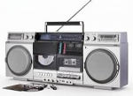 DAB+ Boombox Retro 1980 - kassetiplaat, CD, Bluetooth, USB, MicroSD, raadio, salvestusfunktsioon.