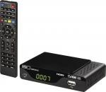 EMOS DVB-T2 HD vastuv&otilde;tja H.265 HEVC USB, HDMI, SCART ja koaksiaal&uuml;hendusega, kaugjuhtimispuldi ja infrapunaanduriga, PVR, meediam&auml;ngija ja EPG funktsiooniga, 1080p