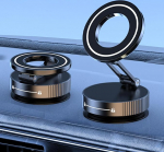 GUPTOMES mobiiltelefoni hoidja auto magnet uuendamine vaakum magnetiline kokkupandav hoidja 360&deg; p&ouml;&ouml;ratav armatuurlaual ja autoaknas koos iminapaga, sisaldab magnetilist kile k&otilde;igile nutitelefonidele, musta v&auml;rvi