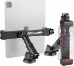 Zeadio auto telefonihoidja, reguleeritav pika varrega auto telefonihoidja koos nutitelefoni tahvelarvuti statiiviga, mis &uuml;hildub k&otilde;igi telefonide, tahvelarvutite ja autodega