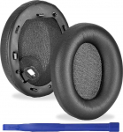 Aiivioll Asendusk&otilde;rvapadjad WH-1000XM4, &uuml;hilduvad Sony WH-1000XM4 juhtmeta k&otilde;rvaklappide k&otilde;rvapadjadega, k&otilde;rvakomplektide k&otilde;rvapadjad, k&otilde;rvaklapid, remondiosad (must)