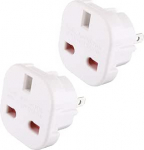 2 x UK-USA reisiadapter, mis sobib USA, Kanada, Austraalia, Mehhiko, Tai jaoks - riikide nimekirja leiate tootekirjeldusest.