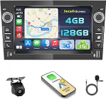 Hikity Android 15 4+128G autoraadio Opel Corsa Astra Antara Meriva Combo Signum Zafira jaoks 7-tollise Incell puuteekraaniga koos juhtmevaba Carplay Android autoga, FM/RDS raadio BT GPS WiFi tagurduskaamera +