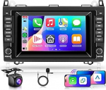 2+64G 7-tolline Android autoraadio Mercedes-Benz A-klassile W169/B-klassile W245/Viano/Vito W639/Sprinter W906 traadita Carplay Android auto Bluetooth GPS peegel link FM/RDS/EQ WiFi SWC tagantvaate kaameraga