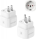 LENCENT A-t&uuml;&uuml;pi ja B-t&uuml;&uuml;pi kombineeritud reisiadapter USA Kanada Mehhiko Tai Vietnam Dominikaani Vabariik, Costa Rica, Kolumbia, reisipistikupesa pistikupesa adapter toiteadapter