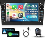 2G + 64G autoraadio Android 15 Opel Corsa d/Astra h/Zafira b/Meriva/Vivaro, 7-tolline HD puuteekraaniga autoraadio traadita Carplay Android auto GPS Wi-Fi Bluetooth FM RDS raadio tagurdamine