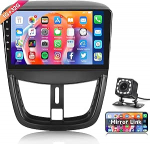 1G + 32G Android 13 Autoradio 2 DIN Peugeot 207 2006-2015 jaoks koos GPS WiFi Bluetooth IOS / Android Mirror Link 9-tolline puuteekraaniga autoraadio koos FM / RDS DAB / OBD / DVR / EQ roolijuhtimispuldiga tagurdamine