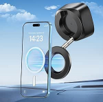 Mobiiltelefoni hoidja auto magnet MagSafe [Super Electric Suction Cup] Mobiiltelefoni hoidja auto elektriline vaakum magnetiline, kokkupandav hoidja armatuurlauale koos iminapaga iPhone 16/15/14/13 jaoks