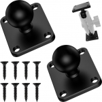 Ram Mount Arm mobiiltelefoni hoidja jalgratta kuulipea seinakinnitus 2 tk 1 tolli mobiiltelefoni hoidja kruviga baasile koos Ram Mounts 1 tollise kuuliga mobiiltelefoni hoidja mootorratta alumiiniumist (must) (Style