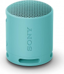 Sony SRS-XB100 traadita Bluetooth-k&otilde;lar, kaasaskantav, kerge, kompaktne, v&auml;ljas, reisik&otilde;lar, vastupidav, IP67 vee- ja tolmukindel, 16-tunnine aku, kanderaam, k&auml;ed-vabad k&otilde;ned, sinine