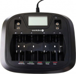 Everactive NC-800 AA/AAA/R14/R20/9V akulaadija 8 s&otilde;ltumatut laadimispesa