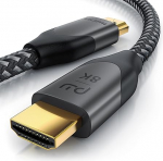CSL - 8k HDMI kaabel 2.1 5 m - 8K @ 120Hz 4K @ 240Hz DSC-ga - HDMI 2.1 2.0a 2.0b - 3D - High Speed Ethernet - HDTV - UHD II - Dynamic HDR-10+ - eARC - Variable Refresh Rate VRR - Dolby Vision