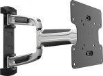 RICOO S0722 TV seinakinnitus Tilt & Swivel Universal Cantilever Mounting Holder Arm ka kumerale 4K LCD LED telerile / 13-42 tolli VESA 75x75 200x200 h&otilde;bedane must