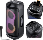 REFLEXION PSX40BT Mobiilne Buetooth peok&otilde;lar, DJ, karaoke, 500 Watt, FM PLL Stereoraadio, Disko valgustus režiimivalikuga, sisaldab mikrofoni, liitium aku