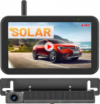 Traadita p&auml;ikesepoolne tagurduskaamera, 5-tolline digitaalne tagurduskaamera komplekt, 1080P monitor, sisseehitatud traadita saatja, traadita parkimisabi, IP66 veekindel tagurduskaamerad autole, veoautole, kaubikule