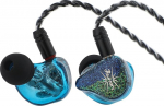 LINSOUL Kiwi Ears Forteza In-Ear Monitor, 1BA + 2DD HiFi k&otilde;rvaklapid koos kaabliga, m&auml;nguk&otilde;rvaklapid, h&uuml;briidajamiga IEM k&otilde;rvaklapid k&otilde;rvaklapid eemaldatava IEM-kaabliga muusikutele ja m&auml;ngijatele (sinine)