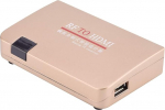 Sorandy RF HDMI konverter, stabiilne RF HDMI modulaator adapter, k&otilde;ik standard muundur analoog TV vastuv&otilde;tja adapter koos kaugjuhtimispuldiga projektorite, multimeedia &otilde;petamine (EL pistik)