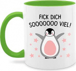 Mug 325 ml - Statement - Fick dich sooo viel Penguin - 325 ml - Heleroheline - Kohvitassid S&otilde;nad Avaldused Kohvitass Statement Mug Happy New Year with