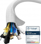 Shinfly paindlik kaablikanal telerile ja arvutile l&auml;bim&otilde;&otilde;t 16-28 mm valge 5 m