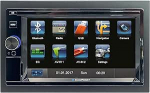 Blaupunkt Santa Cruz 370 Double DIN CD/MP3 autoraadio puuteekraaniga/Bluetooth/USB/SD/iPodiga