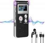 OFFCUP 64GB k&otilde;nesalvesti, digitaalne k&otilde;nesalvesti m&uuml;rav&auml;hendusega, 1536kbps k&otilde;rge salvestusaste, MP3 k&otilde;nesalvesti, USB-C k&otilde;nesalvesti koos parooliga intervjuudeks klasside kohtumiseks