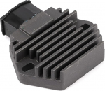 KIMISS mootorratta pinge regulaator, mootorratta regulaator alaldaja Sobib CBR 1100 XX/VFR 750 31600-KFG-861 31600-HN5-671, Must keha suurus: umbes 85 x 62