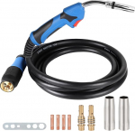 4M voolikupakett Kaitsegaas MB 25KD MIG / MAG keevitusp&otilde;leti Euro Kesk&uuml;hendus Kerge paindlik pea kaitsegaasi keevitusmasinale CO&sup2; keevitamine 8 tk kuluvate osade komplektiga