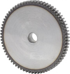 Lame hammasratas 2M61T/62T/63T/64T/65T/66T/68T koos hammastega, metallist hammasratas, madala s&uuml;sinikusisaldusega teras, hammasratta k&otilde;rgus 20mm, ava 20mm, 1 tk (63 hammast)