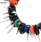 50 St&uuml;ck Schwerger&auml;te-Z&uuml;ndschl&uuml;ssel-Set f&uuml;r Bau- und Industriemaschinen mit Metallmaterial und verstellbarem Draht-Schl&uuml;sselanh&auml;nger f&uuml;r einfache Verwaltung 50 St&uuml;ck Schwerger&auml;te-Z&uuml;ndschl&uuml;ssel-Set f&uuml;r Bau- und Industriemaschinen mit Metallmaterial un ...