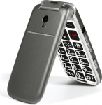 artfone G3 Hall - 4G Senior Mobiiltelefon Volditav mobiiltelefon ilma lepinguta, Pension&auml;r mobiiltelefon Suured nupud, SOS h&auml;daabik&otilde;ne nupp, laadimisjaam, k&otilde;lar, Quick Force, mobiiltelefon