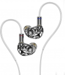 Blon BL-A8 In-Ear k&otilde;rvaklapid, juhtmega k&otilde;rvaklapid, bassik&otilde;rvaklapid metallist &otilde;&otilde;nsalt nikerdatud disainiga, kerge, 10 mm d&uuml;naamiline draiver, eemaldatav 0,78 mm kaabel (ilma mikrofonita)