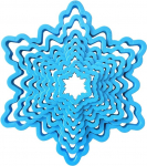 Decora 0255250 8-ne komplekt J&auml;&auml;t&auml;htede puu k&uuml;psisek&uuml;psise l&otilde;ikurid plastist Ideaalne komplekt suhkrupasta v&otilde;i kummipasta kaunistamiseks, valmistatud Itaalias, originaaldisain, 8-ne pakis