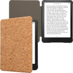 Amazon Kindle Paperwhite (2024)/Colorsoftiga &uuml;hilduv kwmobile &uuml;mbris - korgist eReader kaitsekate - helepruun