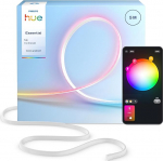 Hue Essential 5 meetri pikkune LED Flex Light Strip, RGBIC, erksad v&auml;rvid, paindlik sisevalgustus, lihtne paigaldus, rakenduse ja h&auml;&auml;ljuhtimine, &uuml;hildub Alexa, Google Assistant'i ja Apple Home'iga.