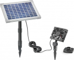 esotec FreshAir 101862 Solar Fan Set, 18 V/DC 5 W, Air Flow 90 m3, Solar Fan Ventilation Set, Fan Greenhouse, Fan System, Fan 92 x 92 mm