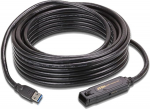 ATEN USB UE3310 at G 3.1 pikenduskaabel 10 m must