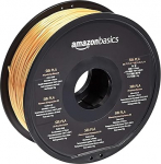 Amazon Basics 3D printeri Silk PLA plastikfilament, 1.75 mm, 1 kg spool, kuldne v&auml;rv (Silk Effect)