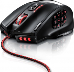 Titanium Wolf 16400 DPI USB Gaming Laser Mouse | 18 16400 DPI prooviv&otilde;tusagedus | K&otilde;rge t&auml;psus | Konfigureeritav LED v&auml;rvivalgustus | Avago Sensor Technology MMO Gaming | Sisaldab tarkvara (programmeeritavad nupud - kuni 30g kiirendus | Ergonoomiline ...