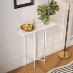 Generisch Schmaler Konsolentisch im Landhausstil - Moderner Sofatisch und stilvolles Accessoire f&uuml;r Eingangsbereich, Wohnzimmer, Flur und Schlafzimmer - Stilvolle und funktsionaalne Wohnaccessoires